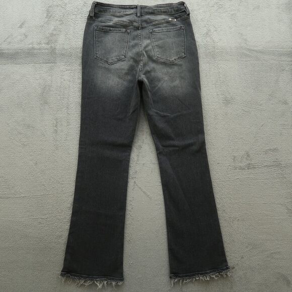 KanCan Jeans Junior's Size 11/29 Gray High-Rise Bootcut Denim 31" Inseam Stretch - Picture 12 of 16